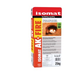 Isomat AK-Fire Κόλλα Πυρότουβλων Γκρι - 25Kg