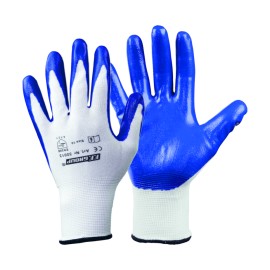 F.F. Group Γάντια Νιτριλίου με Πολυεστερική Πλέξη - XL/10 (30013)