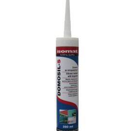 Isomat Domosil-S Αντιμυκητιακή Σιλικόνη Λευκή - 280ml