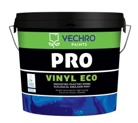 Vechro Pro Vinyl Eco Οικολογικό Πλαστικό Χρώμα Λευκό Ματ - 3Lt