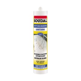 Soudal Sirilub 2/S Αντιμουχλική Ουδέτερη Σιλικόνη 2/S Φύσιγγα Μπεζ - 310ml (20164)