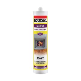 Soudal Calofer Σφραγιστική Σιλικόνη Υψηλής Θερμοκρασίας Μαύρη - 310ml (20170)