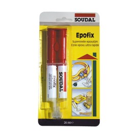 Soudal Epofix Εποξική Κόλλα 2 Συστατικών Διάφανη - 24ml (20198)