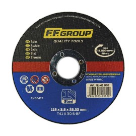 F.F. Group Δίσκος Κοπής Σιδήρου - 115x2.5mm (41952)