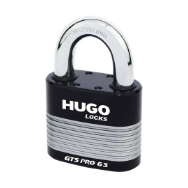 Hugo GTS Line Ατσάλινο Μασίφ Λουκέτο Υπερασφαλείας - 63mm (60241)