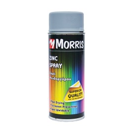 Morris Σπρέι Ψυχρό Γαλβάνισμα (zinc) σε Χρώμα Γκρι - 400ml (28550)