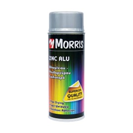 Morris Σπρέι Ψυχρό Γαλβάνισμα (Zinc Alu) σε Χρώμα Αλουμινίου Γυαλιστερό - 400ml