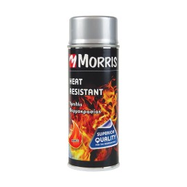 Morris σπρέι λάκα για υψηλές θερμοκρασίες 800℃ 400 ml - Ανθρακί