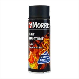 Morris Λάκα για Υψηλές Θερμοκρασίες  800℃ Μαύρο - 400ml (28547)