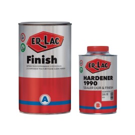 Er-Lac Finish 10% Βερνίκι Πολυουρεθάνης 2 συστατικών με Υψηλά Στερεά Σετ Α + Β - 30 Lit