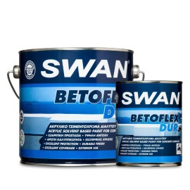 Swan Betoflex Dur Ακρυλικό Τσιμεντόχρωμα Διαλύτου (RAL 7042) Γκρι - 750ml