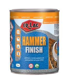 Er-Lac Hammer Finish Σφυρήλατο Στιλπνό Μεταλλικό Χρώμα 8041 Green Grey - 0.750 Lit
