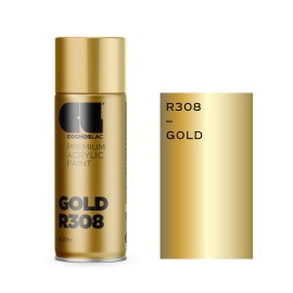 Cosmos Lac Σπρέι Βαφής Ακρυλικό Premium Acrylic R308 CL Bright Gold 400ml