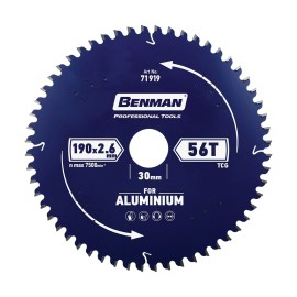 Benman Πριονόδισκος Aluminum - 190x2.6mm/30mm, 56T Κατάλληλο για: Δισκοπρίονο (71919)