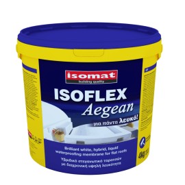 Isomat Isoflex Aegean Στεγανωτικό Ταρατσών Λευκό - 1Kg