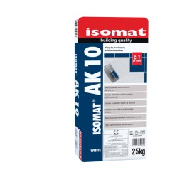 Isomat AK-10 Κόλλα Πλακιδίων Λευκή - 25Kg