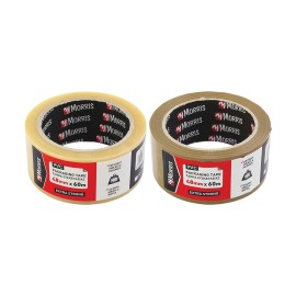 Morris Ταινία Συσκευασίας Αθόρυβη PVC Διάφανη - 38mm x 60m (26048)