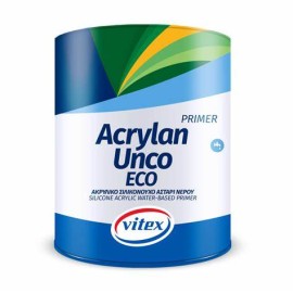 Vitex Acrylan Unco Eco Σιλικονούχο Ακρυλικό Aστάρι Nερού Διάφανο  - 15 Lit