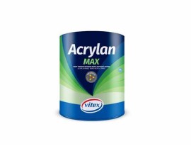 Vitex Acrylan Max Πλαστικό Χρώμα Νανο-Προστασίας Λευκό - 3 Lit