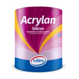 Vitex Acrylan Silicon Σιλικονούχο Ακρυλικό Χρώμα Λευκό - 10 Lit