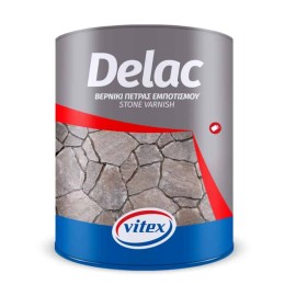 Vitex Βερνίκι Εμποτισμού Delac Διαλύτου Διάφανο - 2,5 Lit