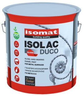 Isomat Isolac-Duco Ντουκόχρωμα Υψηλής Σκληρότητας 28 Σοκολάτα Γυαλιστερό - 750ml