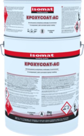 Isomat Epoxycoat-AC Αντισκωριακό Εποξειδικό Αστάρι Σετ Α + Β (RAL 7040) Γκρι - 3Kg
