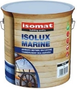 Isomat Isolux Marine Βερνίκι Θαλάσσης Διάφανο Σατινέ- 2.5Lt