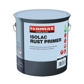Isomat Isolac-Rust Primer Αντισκωριακό Αστάρι Μετάλλων Καφεκόκκινο - 2.5Lt
