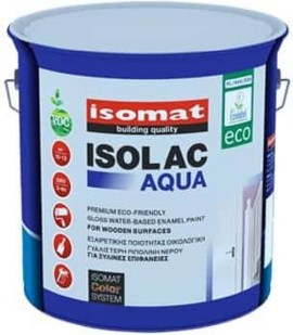 Isomat Isolac-Aqua Eco Οικολογική Ριπολίνη Νερού Σατινέ Λευκή - 750ml