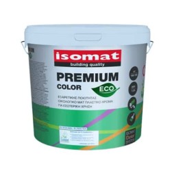 Isomat Premium Color Eco Πλαστικό Χρώμα Οικολογικό Λευκό - 10Lt