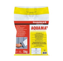 Isomat Aquamat Επαλειφόμενο Στεγανωτικό Κονίαμα Λευκό - 5Kg