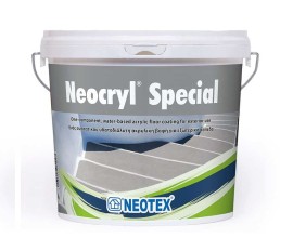 Neotex Neocryl Special Βαφή Ακρυλικής Βάσης για Εξωτερικά Δάπεδα Παρκινγκ Λευκό - 12Kg