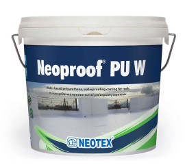 Neotex Neoproof PU W Ακρυλικό Επαλειφόμενο Στεγανωτικό Πολυουρεθάνης Λευκό - 4Kg