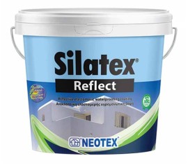 Neotex Silatex Reflect Πλαστικό Χρώμα για Εξωτερική Χρήση Λευκό - 10Lt