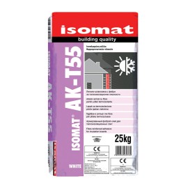 Isomat AK-T55 Τσιμεντοειδής Κόλλα Θερμομονωτικών Πλακών Λευκή - 25Kg