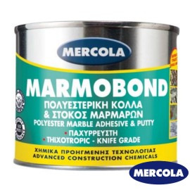 Mercola Πολυεστερική Κόλλα & Στόκος Μαρμάρων Marmobond Λευκό Χρώμα - 500gr (07146)