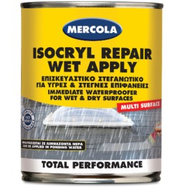 Mercola Isocryl Repair Wet Apply Ελαστομερές Στεγανωτικό Γκρι - 750ml (5177)