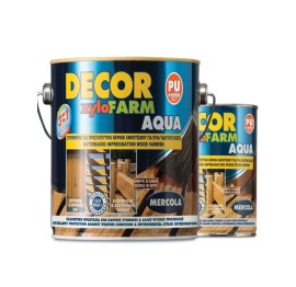 Mercola Decor Xylofarm Aqua Βερνίκι Εμποτισμού Μαόνι Σατινέ - 2.5Lt (05633)