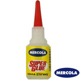 Mercola Super Glue Κυανοακρυλική Κόλλα Στιγμής - 20gr
