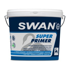 Swan Super Primer Ακρυλικό Αστάρι Λευκό - 3 Lit