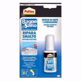 Pattex Επισκευαστικό Σμάλτο Bagno Sano Λευκό 0.050kg