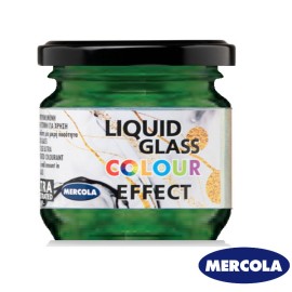 Mercola Liquid Glass Colour Pearl Effect Χρωστική για Υγρό Γυαλί Πέρλα Πράσινη Πάστα - 90ml (3556)