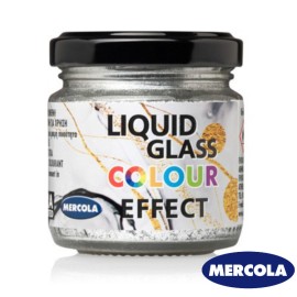 Mercola Liquid Glass Colour Pearl Effect Χρωστική για Υγρό Γυαλί Χρυση περλα Σκόνη - 200ml (3579)