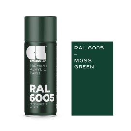 Cosmos Lac Σπρέι Βαφής Ακρυλικό Premium Acrylic RAL 6005 Moss Green 400ml