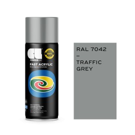 Cosmos Lac Fast Acrylic Σπρέι Βαφής RAL 7042 Traffic Grey