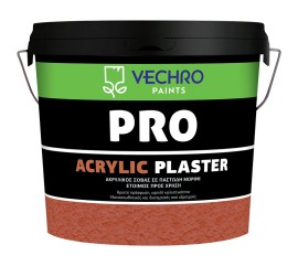 Vechro Pro Acrylic Plaster Ακρυλικός Ινοπλισμένος Σοβάς Flat Λευκό - 5Κg