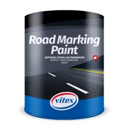 Vitex Road Marking Paint Ακρυλικό Χρώμα Διαγραμμίσεων Λευκό 750 ml