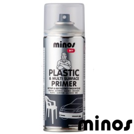 Minos Plastic and Multisurface Primer Σπρέι Αστάρι Πλαστικών Επιφανειών - 400ml (9208)