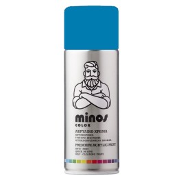 Ακρυλικό Σπρέι Βαφής Minos Ral 5015 Γαλάζιο Ουρανού 400ml (9162)